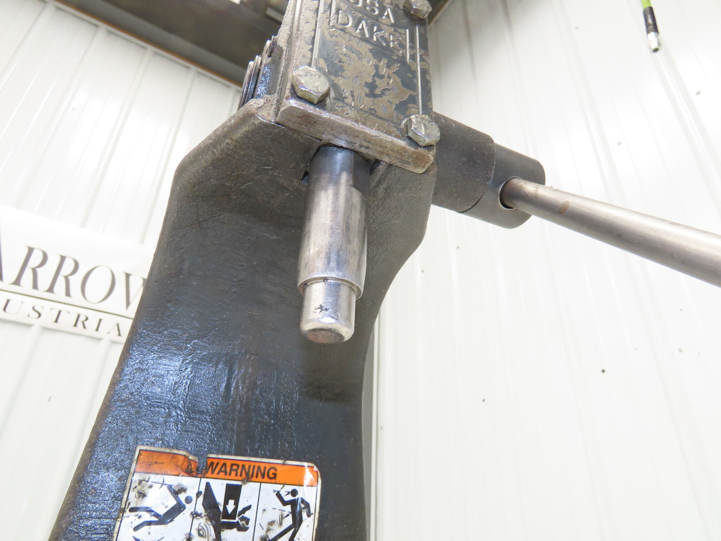 Dake Model No 0 Bench Top Arbor Press 1-1/2 Ton 4.5" Throat 7.75" Stroke