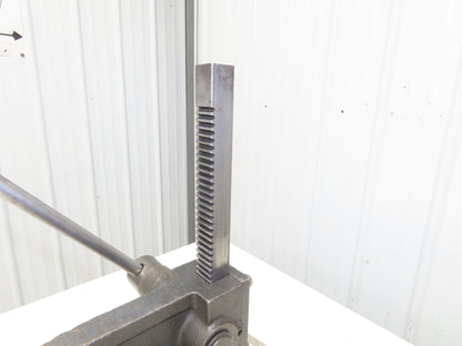 Dake Model No 0 Bench Top Arbor Press 1-1/2 Ton 4.5" Throat 7.75" Stroke