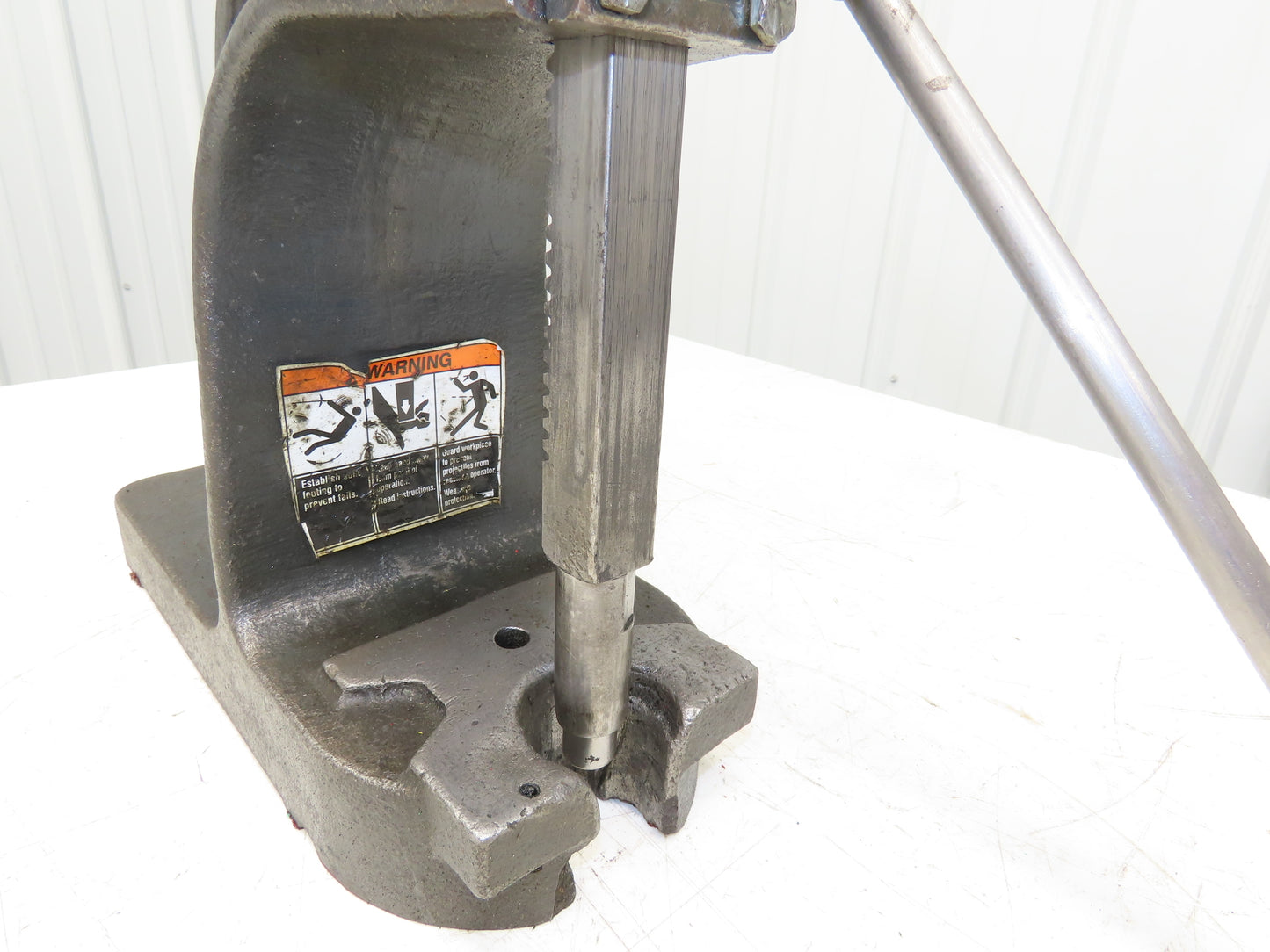 Dake Model No 0 Bench Top Arbor Press 1-1/2 Ton 4.5" Throat 7.75" Stroke