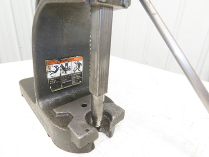Dake Model No 0 Bench Top Arbor Press 1-1/2 Ton 4.5" Throat 7.75" Stroke