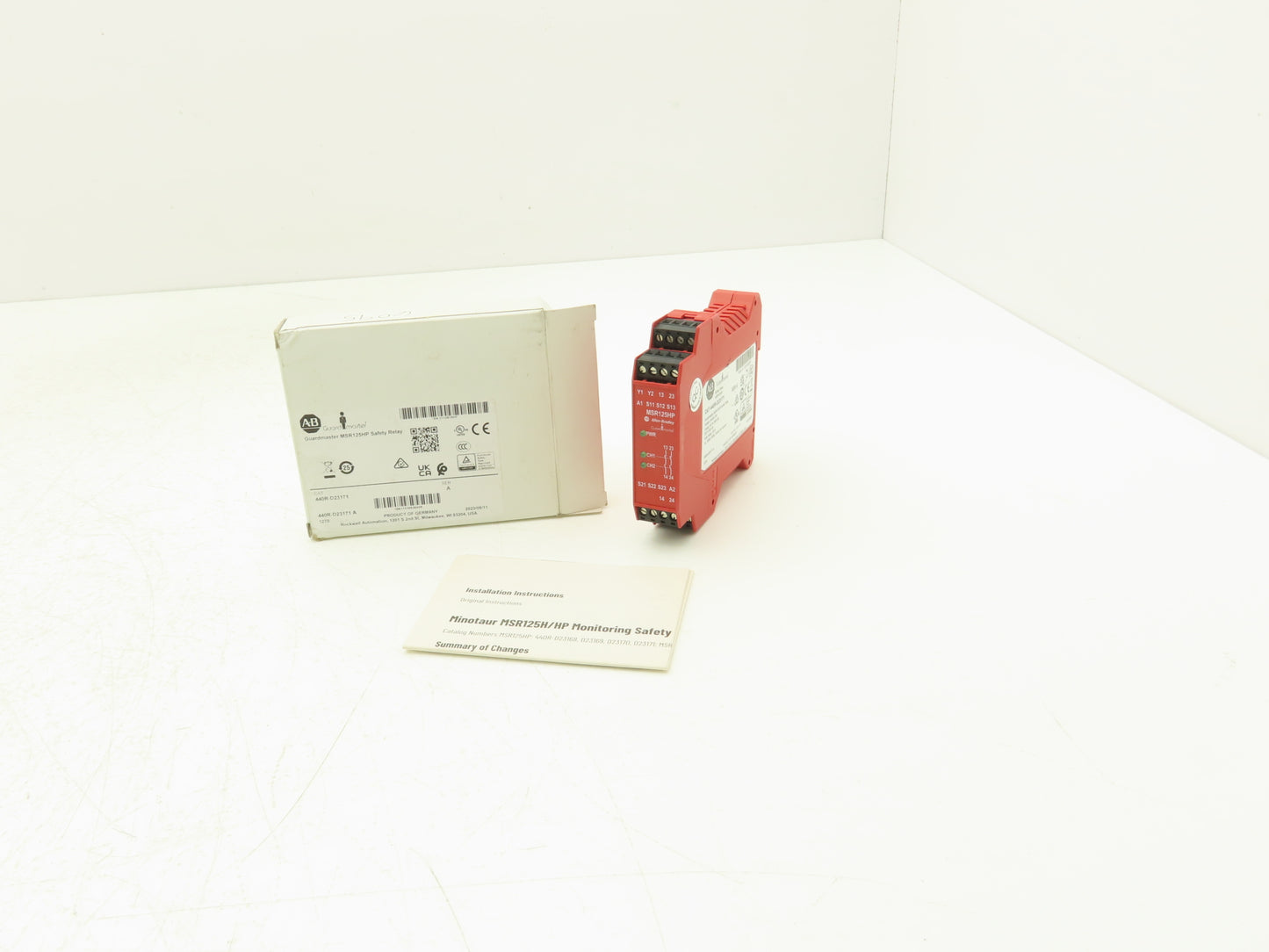 Allen Bradley 440R-D23171 Guardmaster MSR125HP Safety Relay Unit 24VDC Ser A