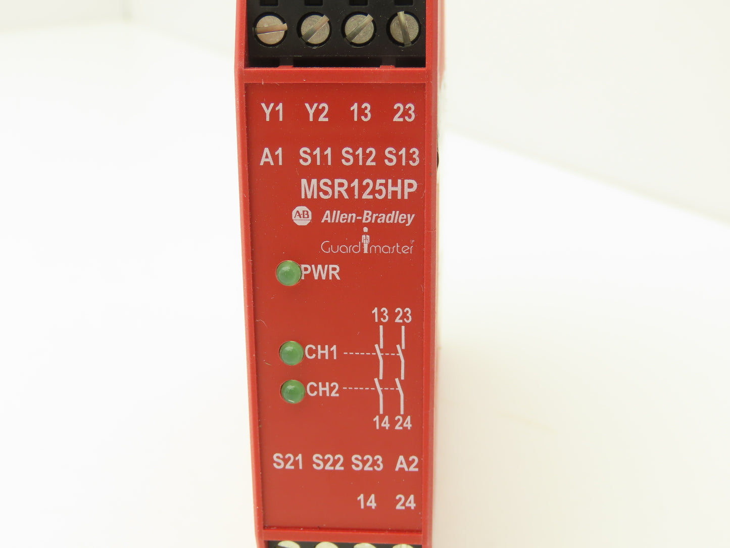 Allen Bradley 440R-D23171 Guardmaster MSR125HP Safety Relay Unit 24VDC Ser A