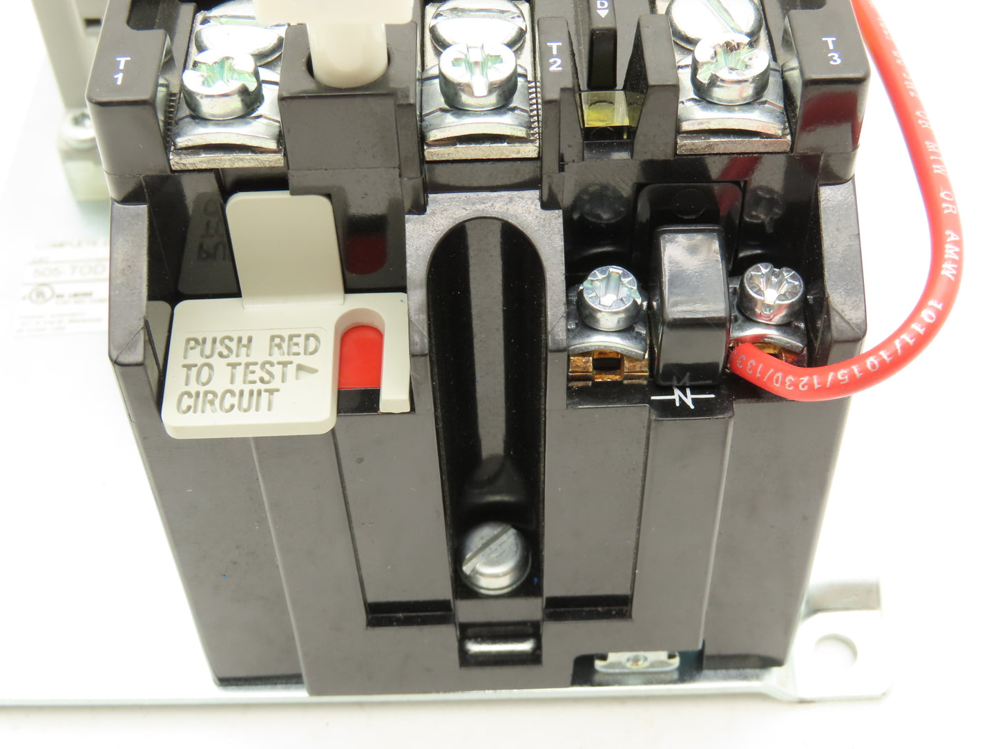 Allen Bradley 505-TOD Size 00 Reversing Starter Contactor 32A 600V 3PH 120V Coil