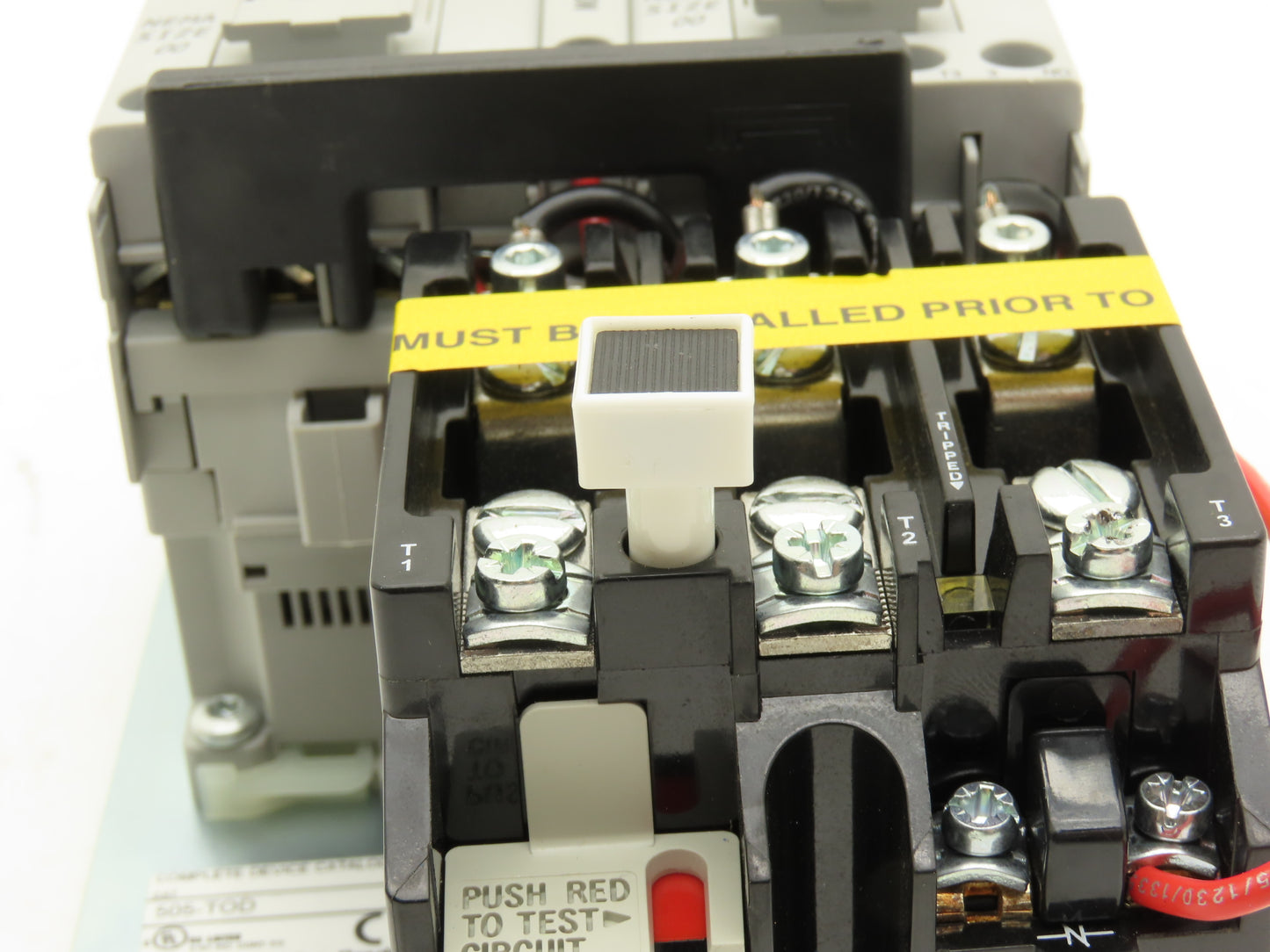 Allen Bradley 505-TOD Size 00 Reversing Starter Contactor 32A 600V 3PH 120V Coil
