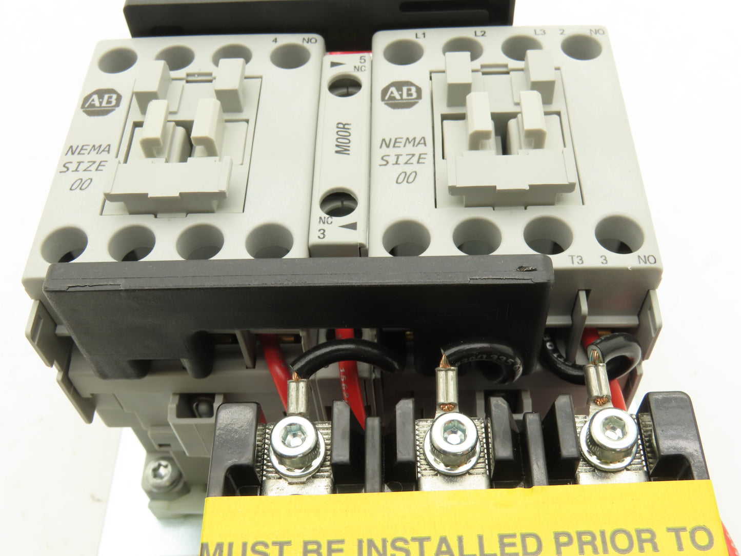 Allen Bradley 505-TOD Size 00 Reversing Starter Contactor 32A 600V 3PH 120V Coil