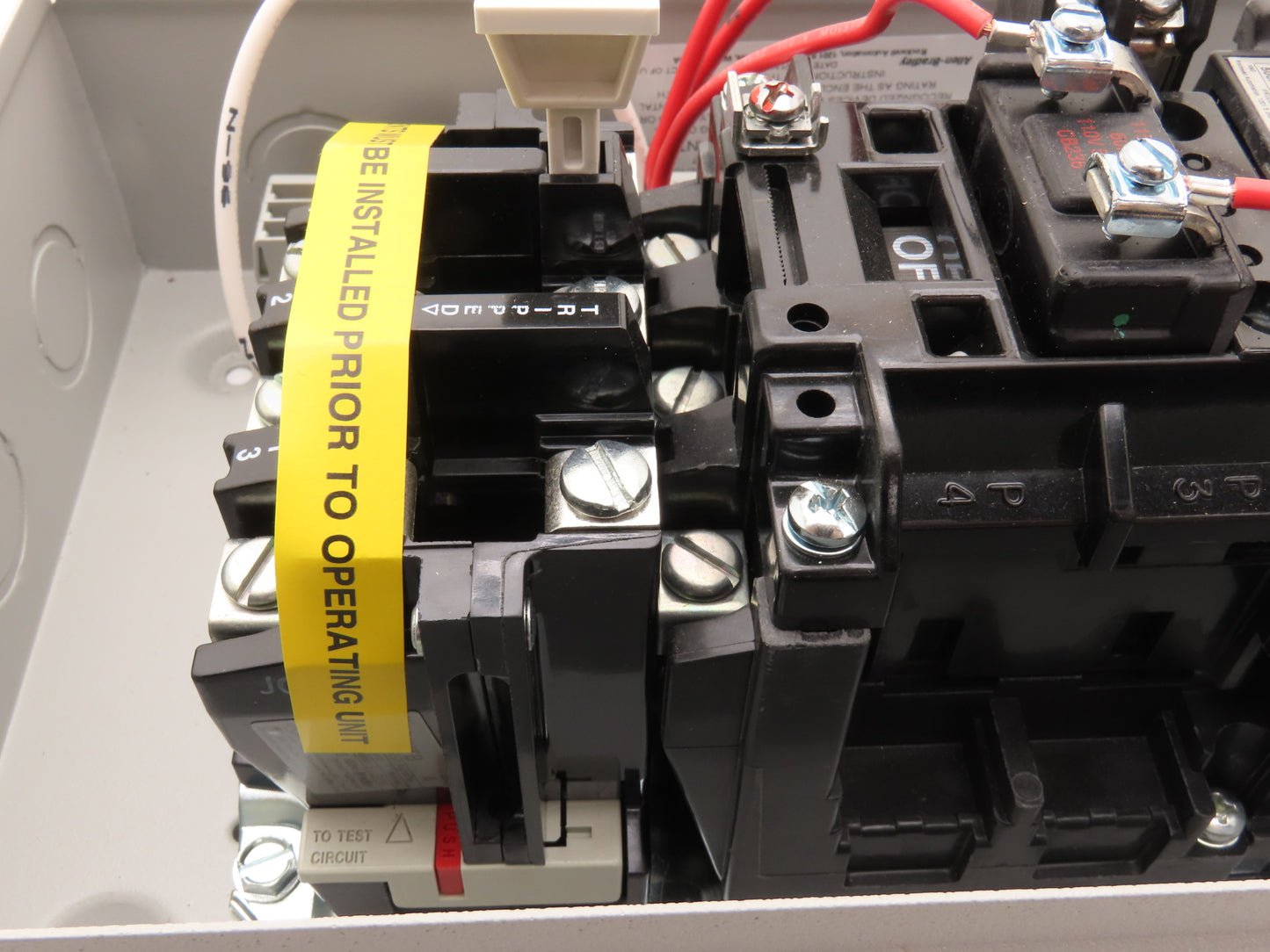 Allen Bradley 598-BA1076 Size 1 Starter Contactor 120V Coil 500F-BOD930  -No Lid