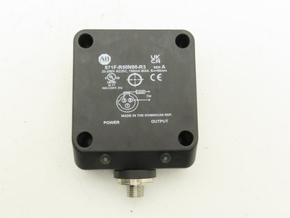 Allen Bradley 871F-R50N80-R3 Flat Pack Proximity Sensor 50mm Sensing 20-250V