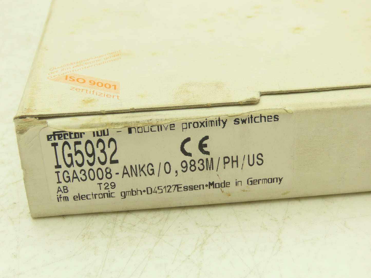 IFM Efector IG5932 Proximity Sensor Switch Capacitive 18mm IGA3008-ANKG Lot of 2
