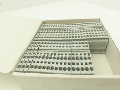 Allen Bradley 1492-L4T Feed-Through Terminal Block Gray 4mm Sq 800V Lot of 43