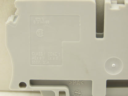 Allen Bradley 1492-L4T Feed-Through Terminal Block Gray 4mm Sq 800V Lot of 43