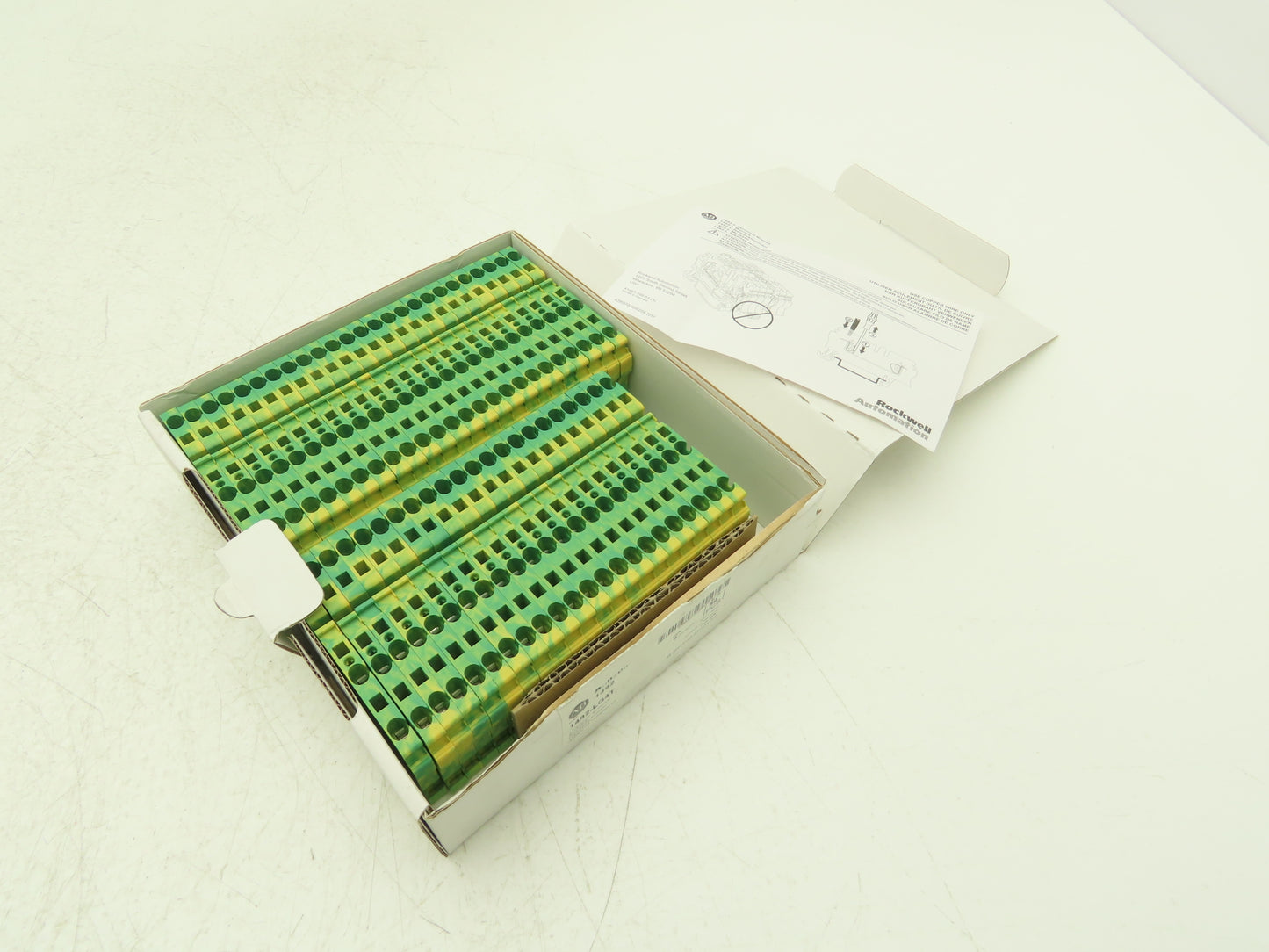 Allen Bradley 1492-LG4T Ground Terminal Block Gray 4mm Sq 800V Lot of 47