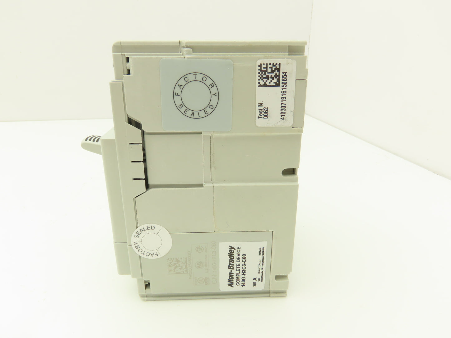 Allen Bradley 140GH3C3C60 60A Circuit Breaker 480V 3PH Molded Case 3 pole Ser. A