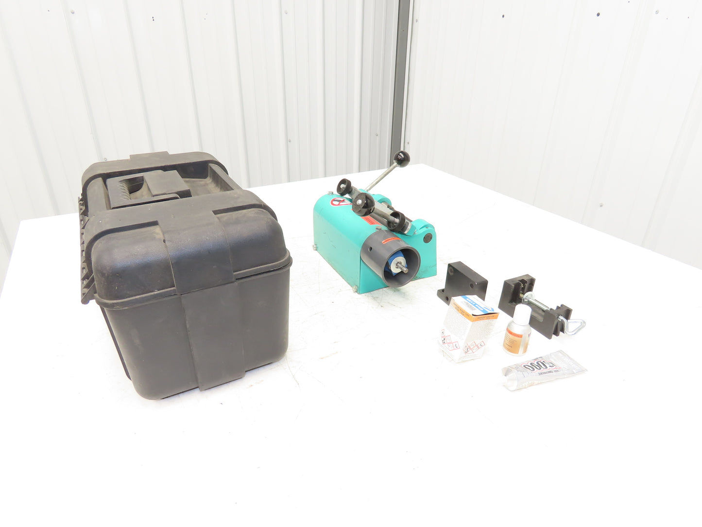 Mussel PG-GM-V/130 Belt Skiver Grinding Tool 6"W Belt Splicer Benchtop Sander