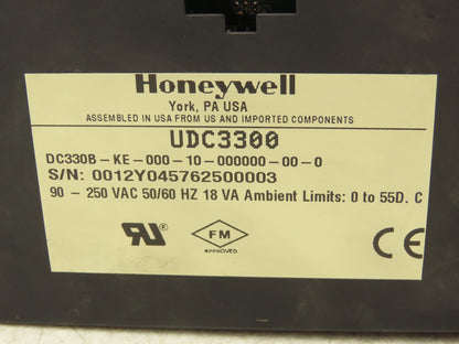 Honeywell UDC3300 Digital Temperature Controller DC330B-KE-000-10-000000-00-0