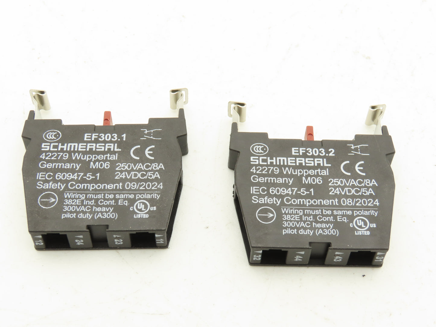 Schmersal EDRR40RT/2X303/GB E-Stop Pushbutton Kit Mushroomhead 103008214