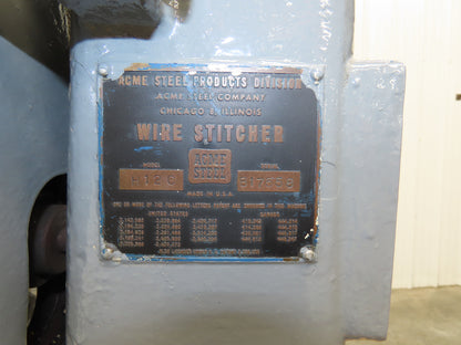 ACME Post Stitcher Box Wire Stapler 12" Throat 3/8" Staple