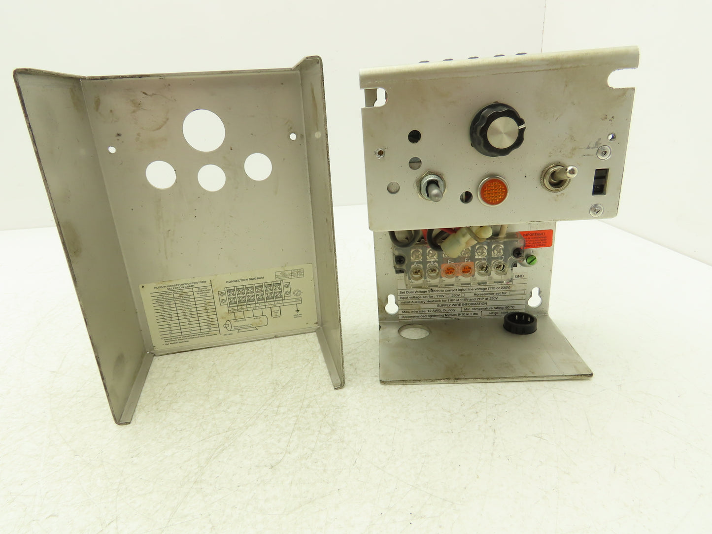 Baldor ABB BC140-FBR DC Motor Speed Control Drive 115/230V Input  8 ADC Output