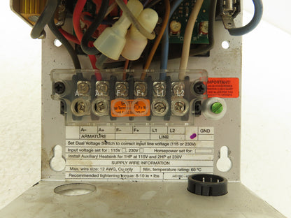 Baldor ABB BC140-FBR DC Motor Speed Control Drive 115/230V Input  8 ADC Output