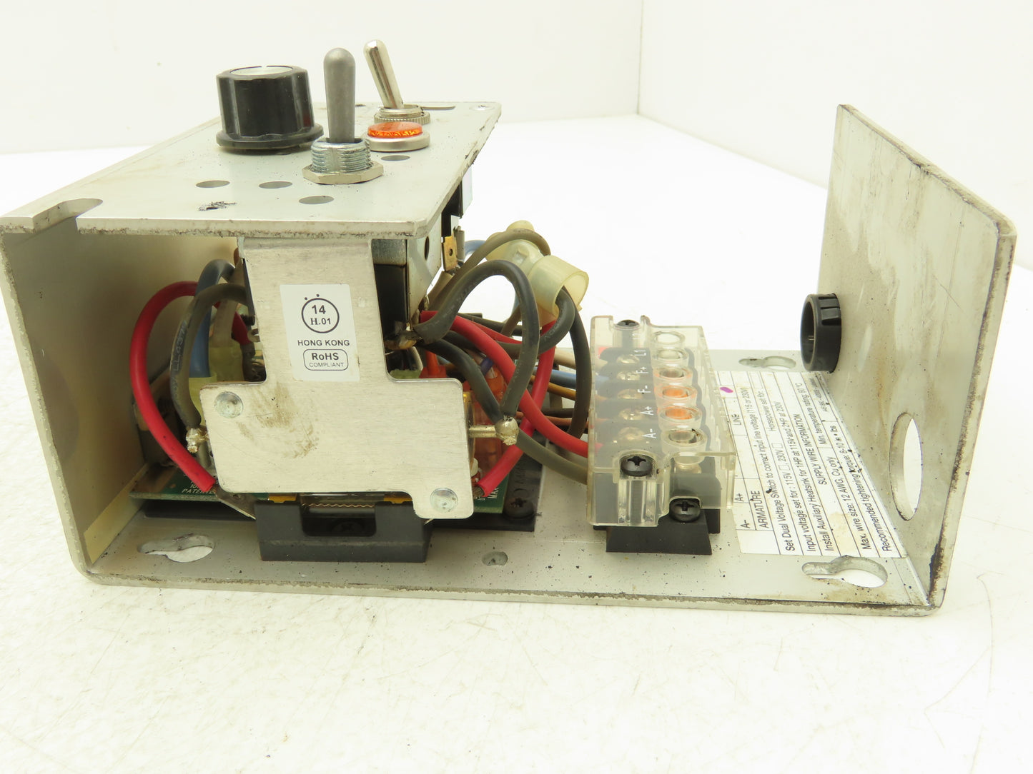 Baldor ABB BC140-FBR DC Motor Speed Control Drive 115/230V Input  8 ADC Output
