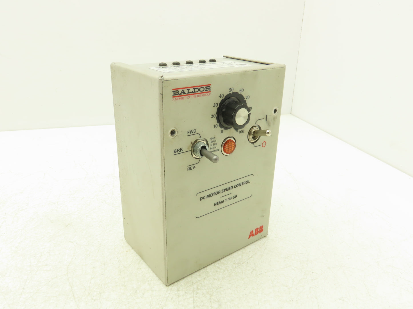 Baldor ABB BC140-FBR DC Motor Speed Control Drive 115/230V Input  8 ADC Output