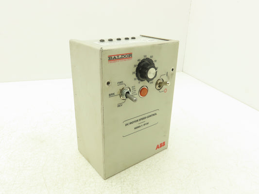 Baldor ABB BC140-FBR DC Motor Speed Control Drive 115/230V Input  8 ADC Output