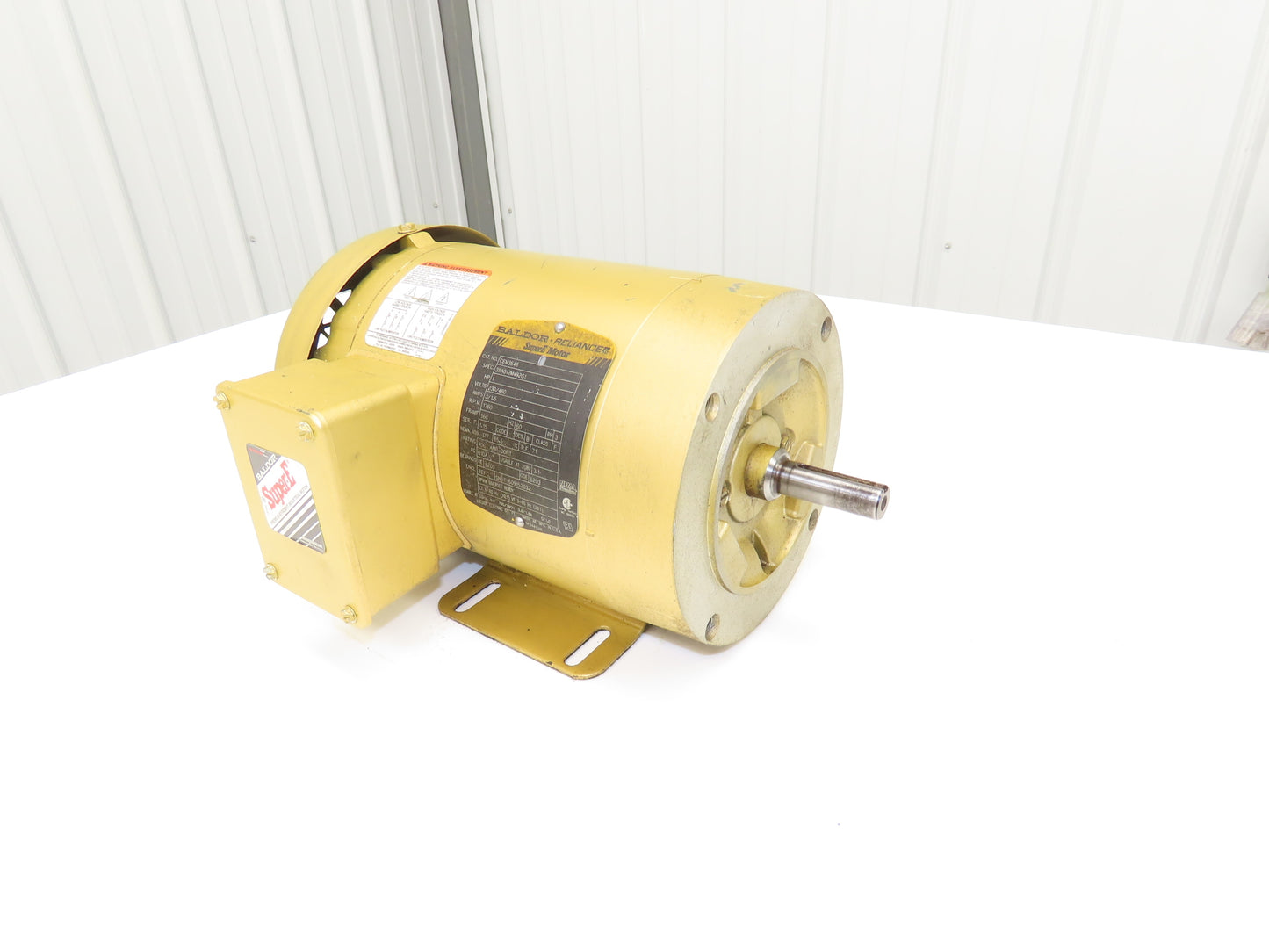 Baldor Electric CEM3546 Super E Motor 1Hp 1760 RPM 230/460V 3PH Frame 56C