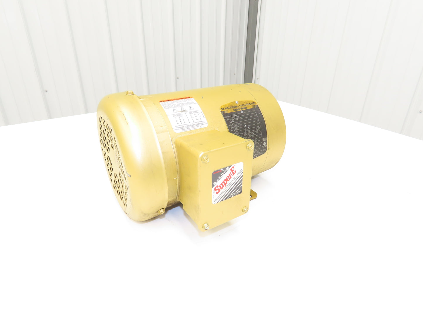 Baldor Electric CEM3546 Super E Motor 1Hp 1760 RPM 230/460V 3PH Frame 56C