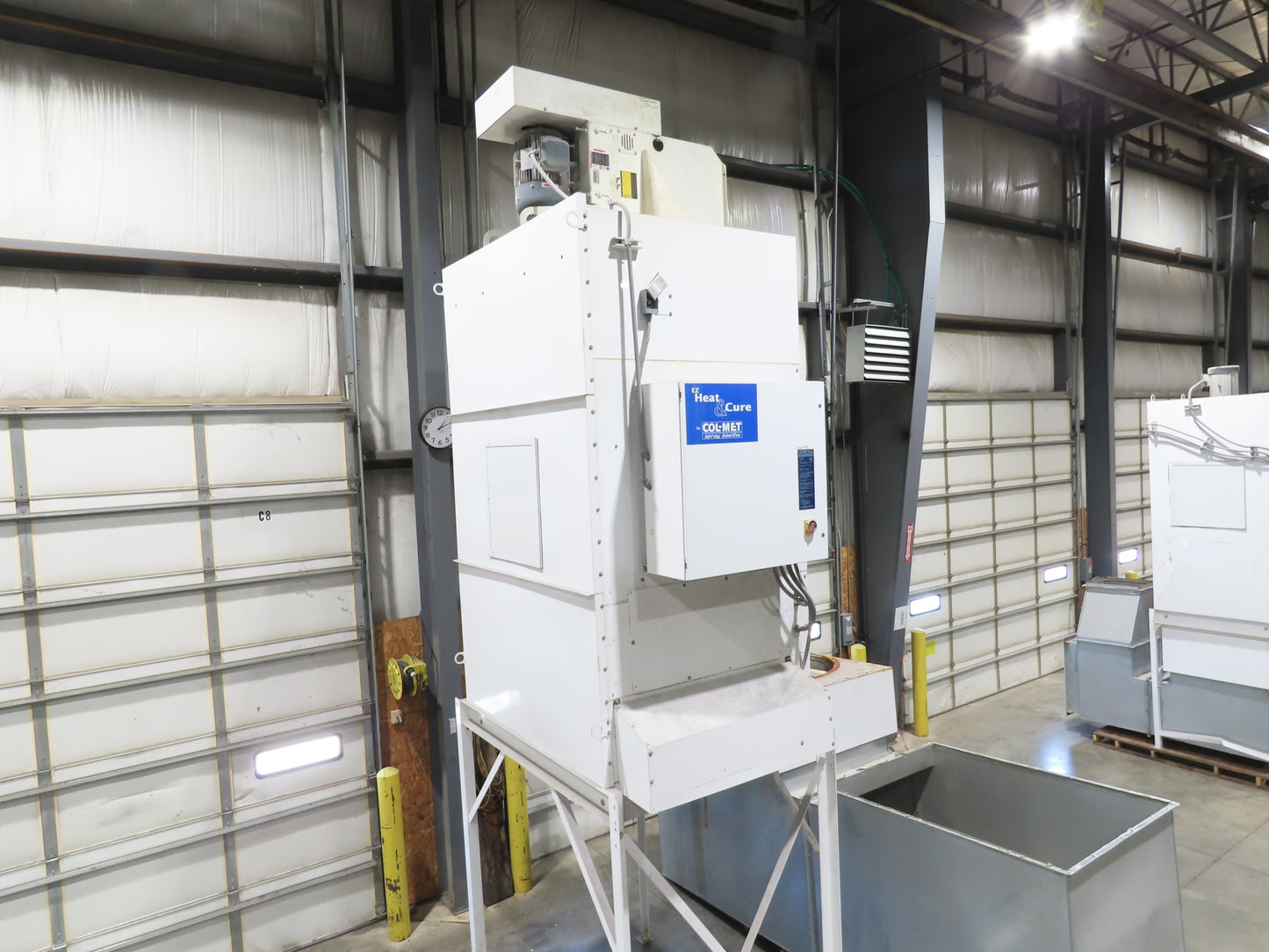 Col-Met Spray Booth Air Make Up EZ Heat Cure Unit 5MBTUH 46000CFM 30Hp 460V