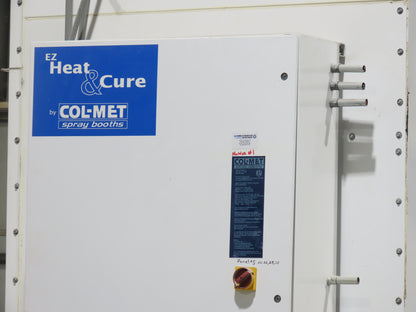 Col-Met Spray Booth Air Make Up EZ Heat Cure Unit 5MBTUH 46000CFM 30Hp 460V