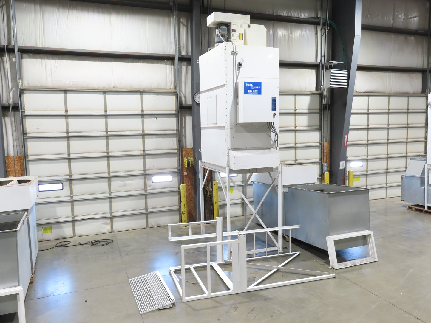 Col-Met Spray Booth Air Make Up EZ Heat Cure Unit 5MBTUH 46000CFM 30Hp 460V