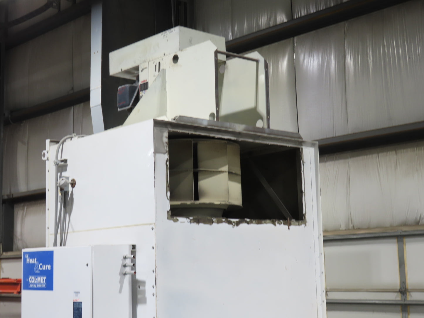 Col-Met Spray Booth Air Make Up EZ Heat Cure Unit 5MBTUH 46000CFM 30Hp 460V