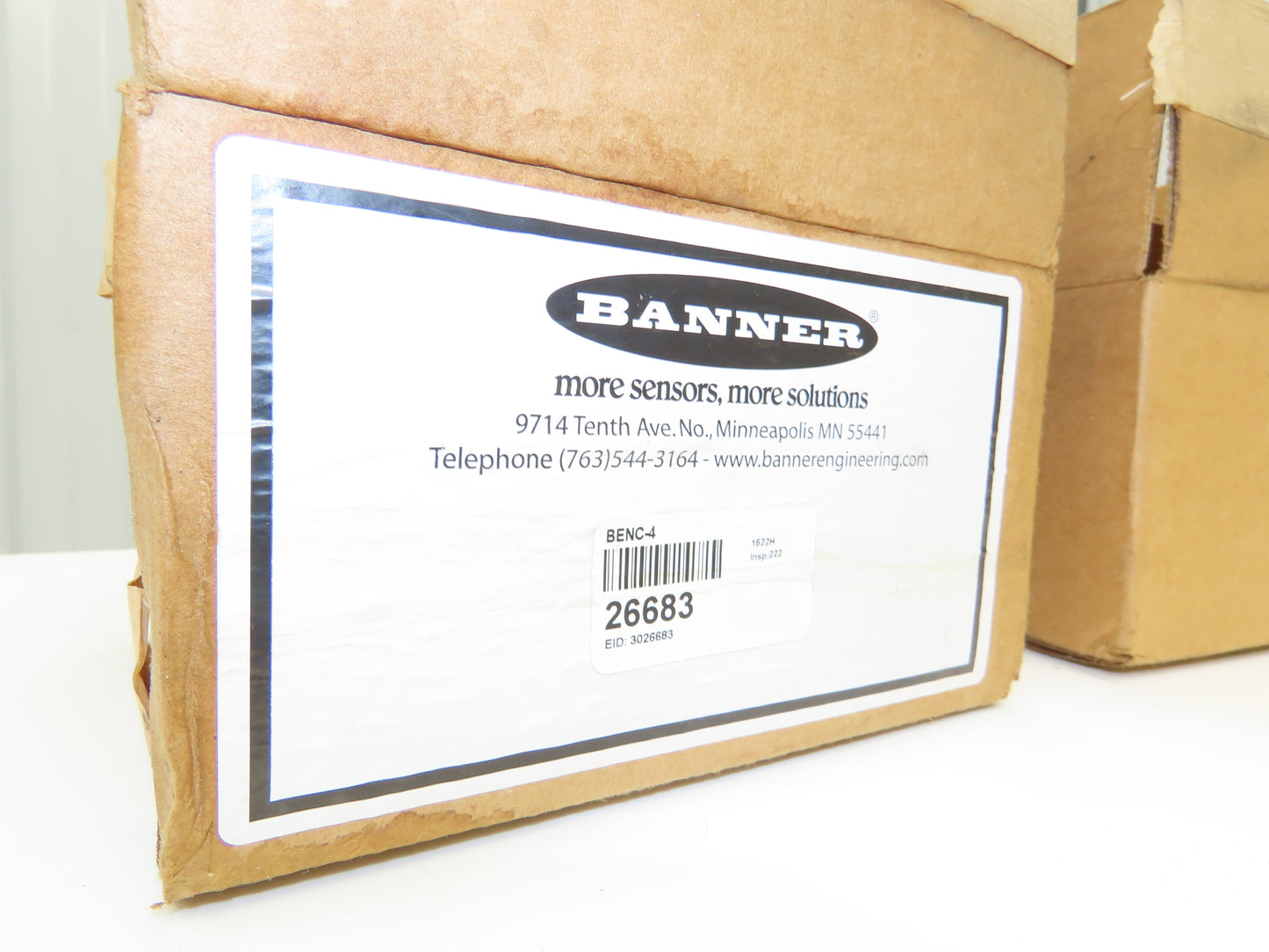 Banner 26683 BENC-4 Sensor Module Enclosure DIN Rail NEMA-4X  Lot of 4