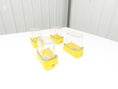 Banner 26683 BENC-4 Sensor Module Enclosure DIN Rail NEMA-4X  Lot of 4