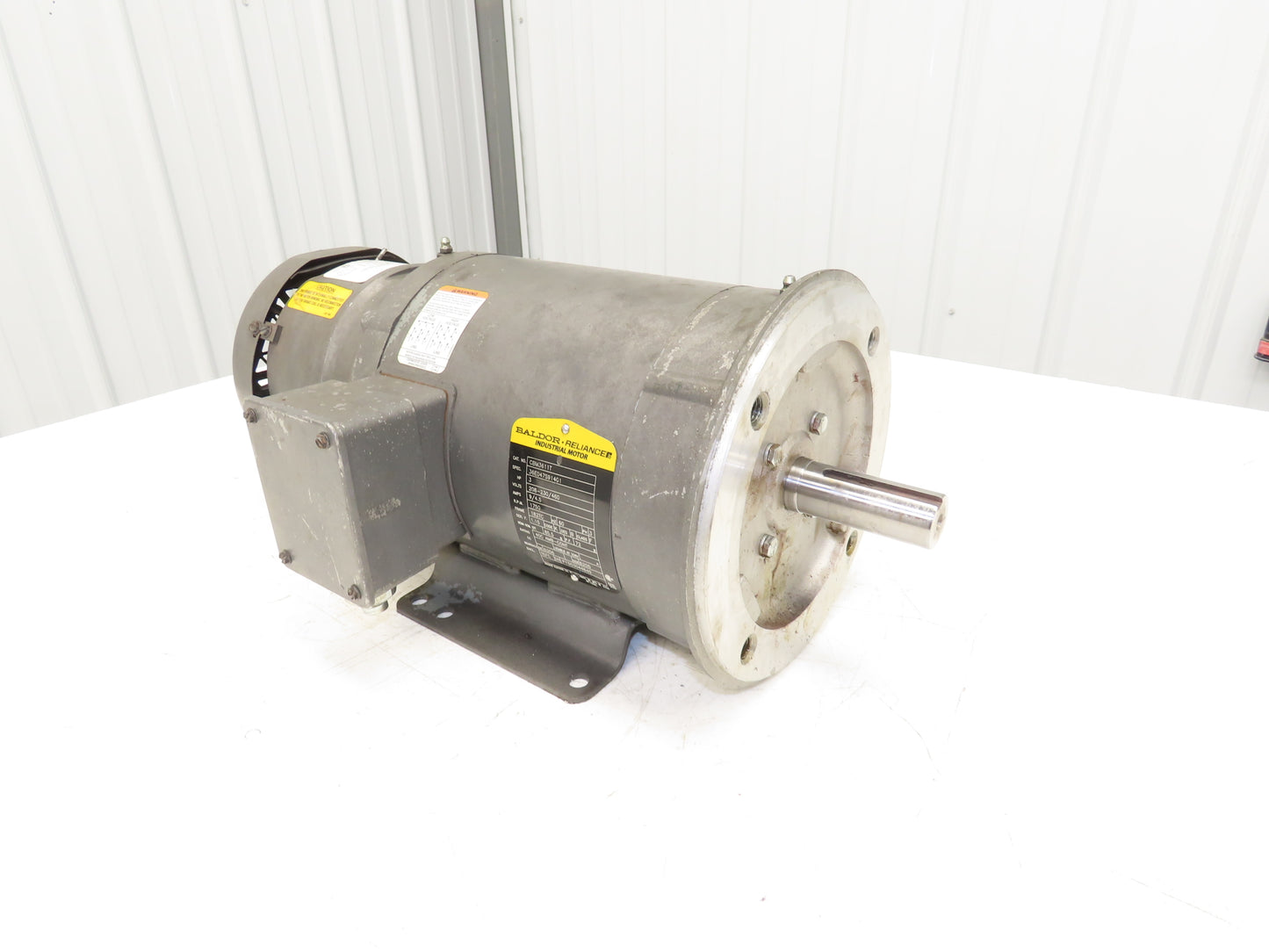 Baldor CBM3611T Brake Motor 3Hp 1750rpm 230/460V 3PH 182TC Stearns 105604100DPF