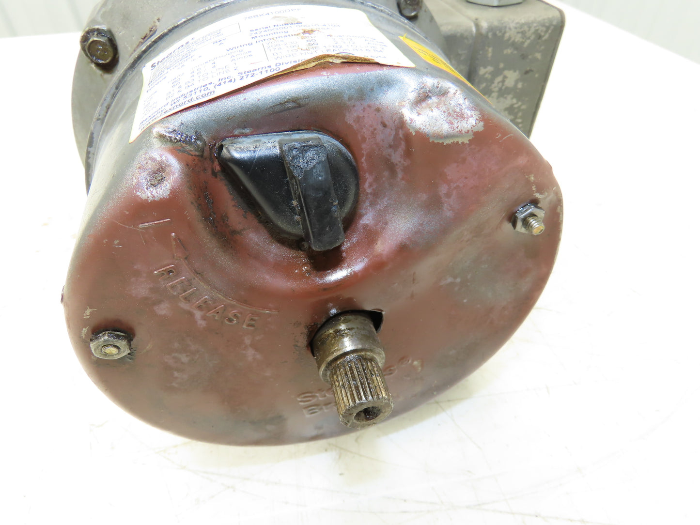 Baldor CBM3611T Brake Motor 3Hp 1750rpm 230/460V 3PH 182TC Stearns 105604100DPF