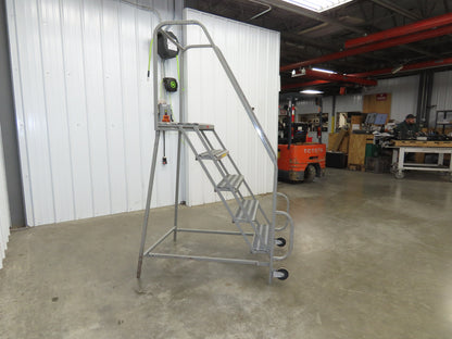 PW Platforms N/A Rolling Ladder 5 Step 14" Work Platform 50" Top Step