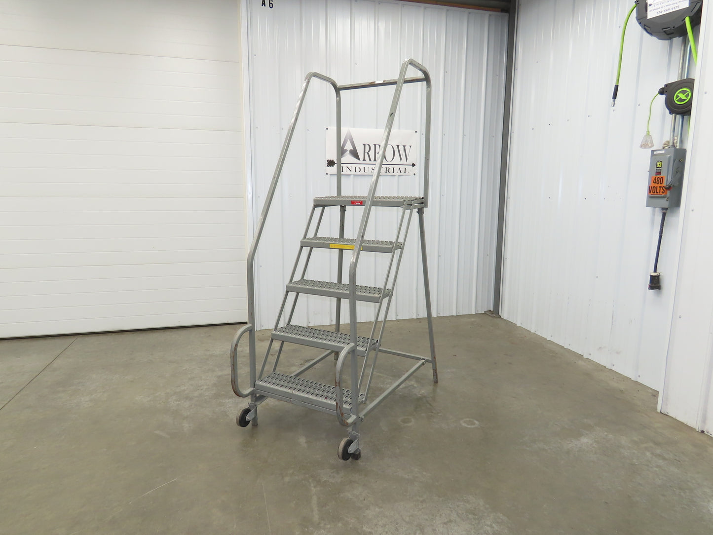 PW Platforms N/A Rolling Ladder 5 Step 14" Work Platform 50" Top Step