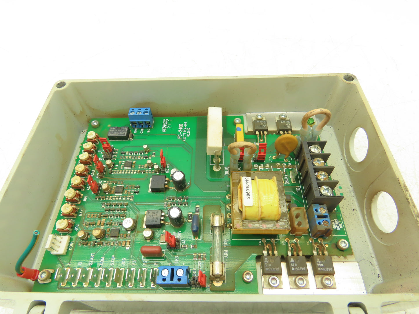 Baldor BC154-R Reversing DC Motor Control 90-180VDC 1-2Hp 115 & 208/230V In-READ