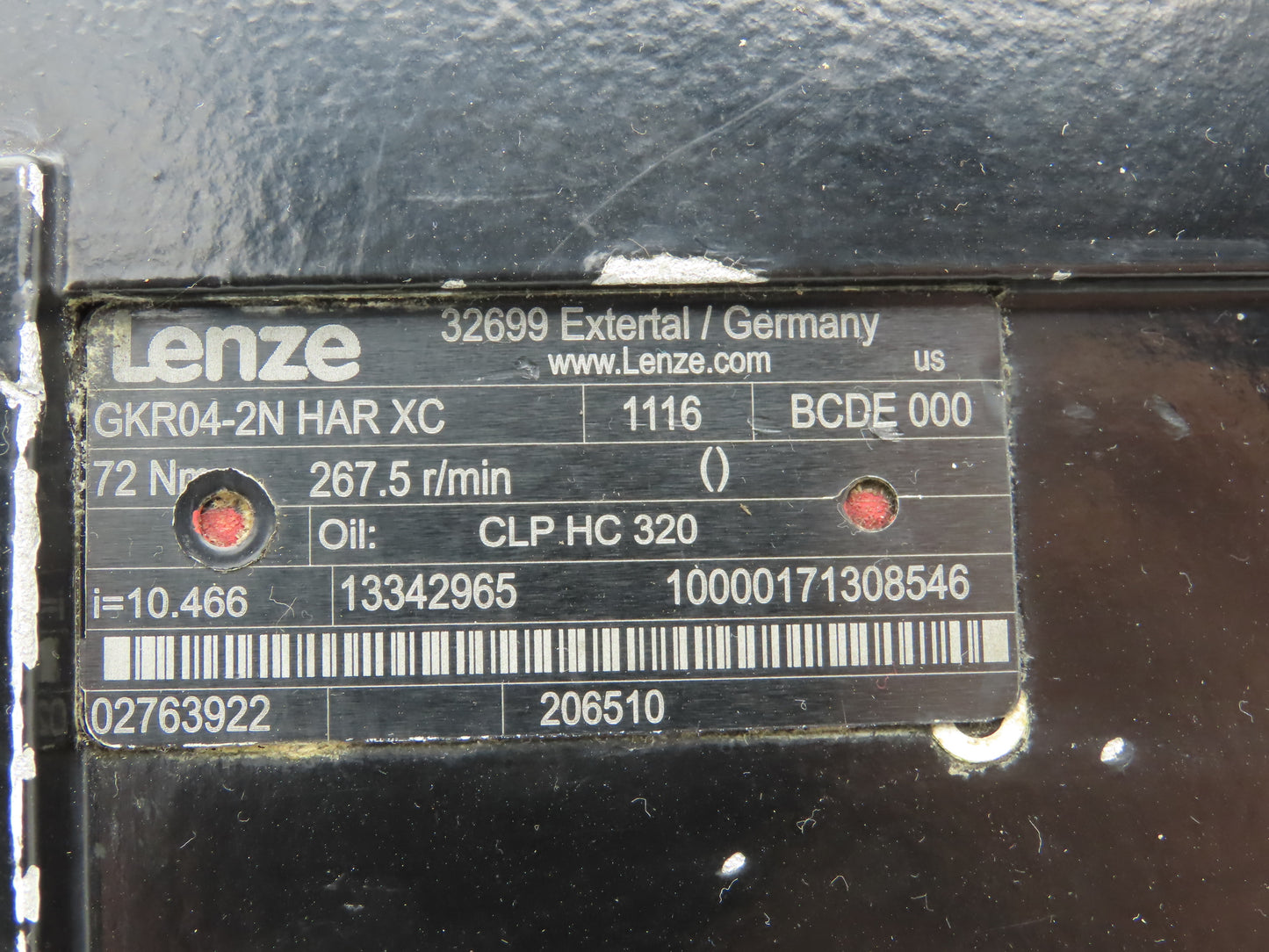 Lenze GKR04-2N HAR XC Servo Gearbox 14.6:1 Gear Reducer Size 71 Hollow Shaft