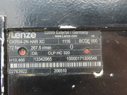 Lenze GKR04-2N HAR XC Servo Gearbox 14.6:1 Gear Reducer Size 71 Hollow Shaft