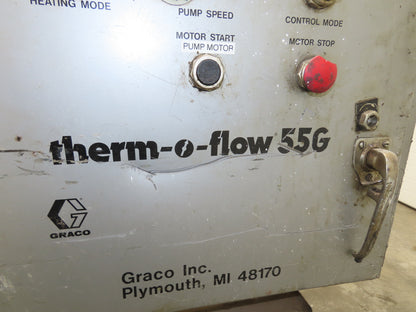 Graco Thermo Flow 55G Hot Melt Drum Unloader 55 Gallon 240V 3Ph READ