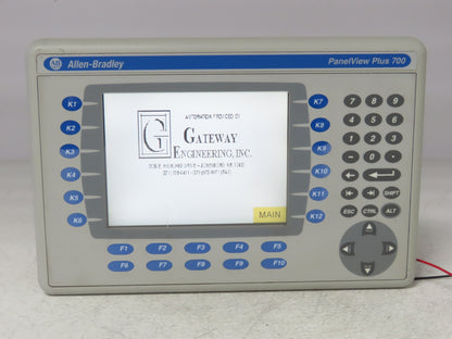 Allen Bradley 2711P-B7C4D8 HMI PanelView Plus 700 Operator Interface 24VDC
