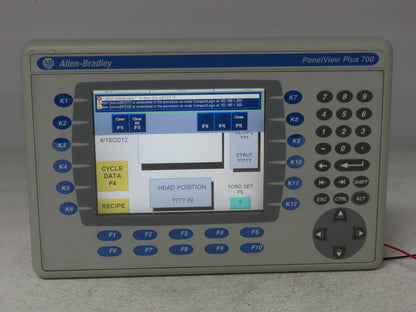 Allen Bradley 2711P-B7C4D8 HMI PanelView Plus 700 Operator Interface 24VDC