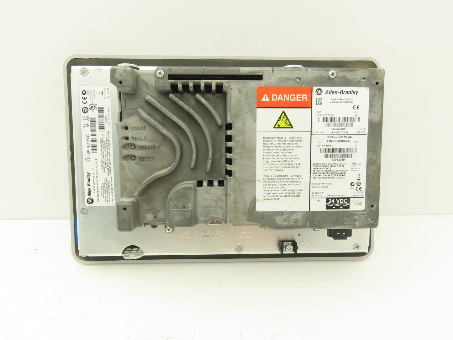 Allen Bradley 2711P-B7C4D8 HMI PanelView Plus 700 Operator Interface 24VDC
