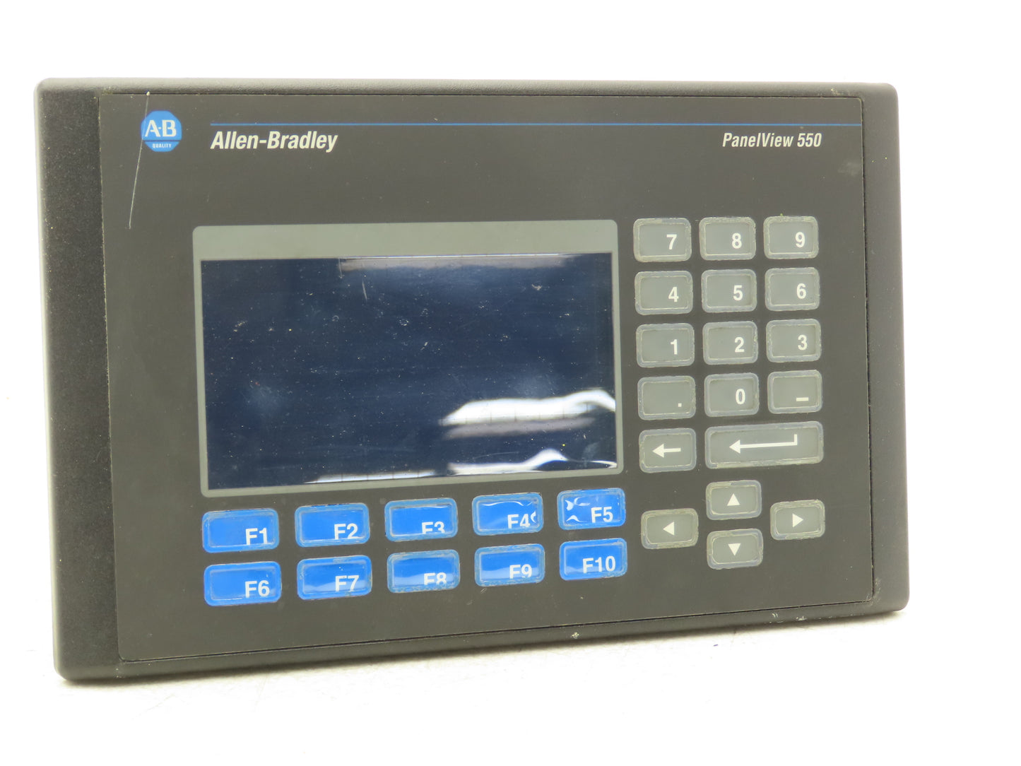 Allen Bradley 2711-B5A5X PanelView 550 HMI Control Panel Ser H FRN 4.48 100-240V