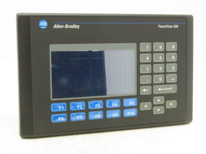 Allen Bradley 2711-B5A5 PanelView 550 HMI Control Panel Ser H FRN 4.48 100-240V