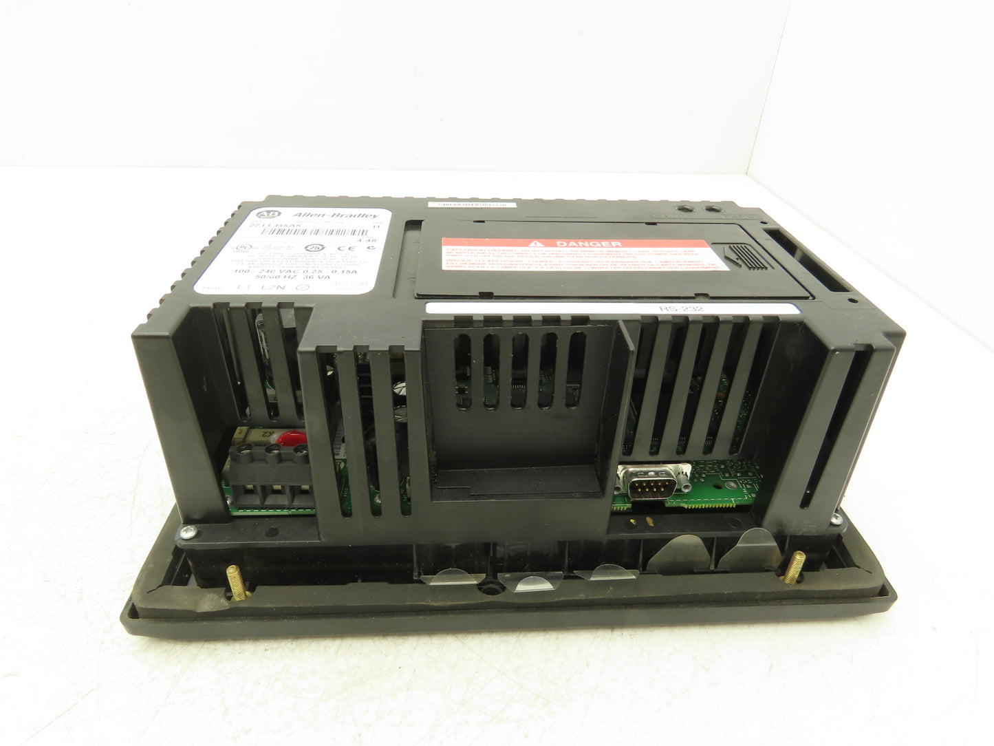 Allen Bradley 2711-B5A5 PanelView 550 HMI Control Panel Ser H FRN 4.48 100-240V