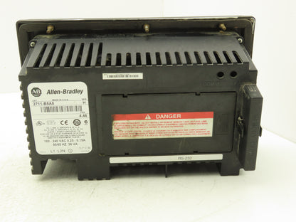 Allen Bradley 2711-B5A5 PanelView 550 HMI Control Panel Ser H FRN 4.46 100-240V