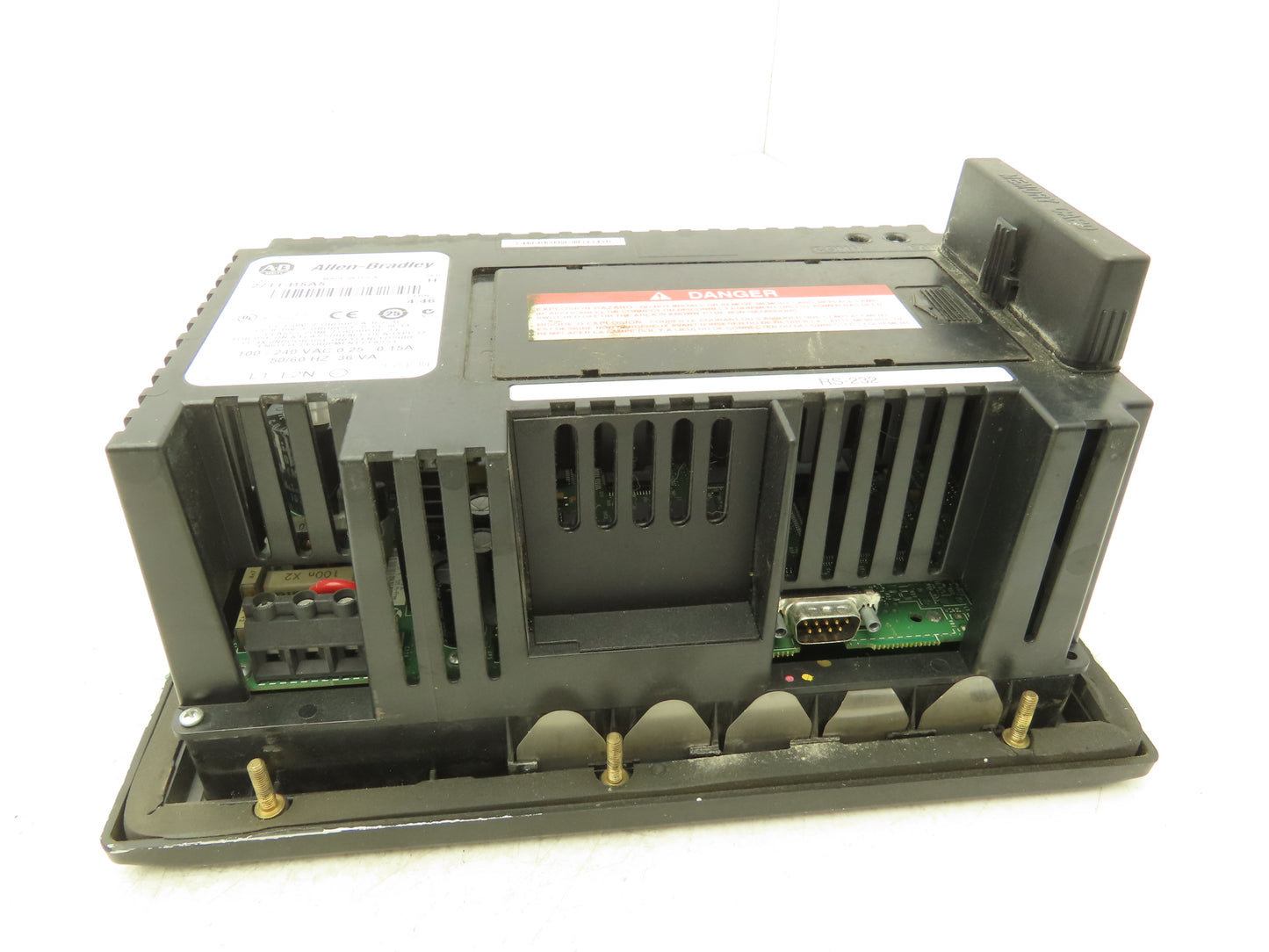 Allen Bradley 2711-B5A5 PanelView 550 HMI Control Panel Ser H FRN 4.46 100-240V