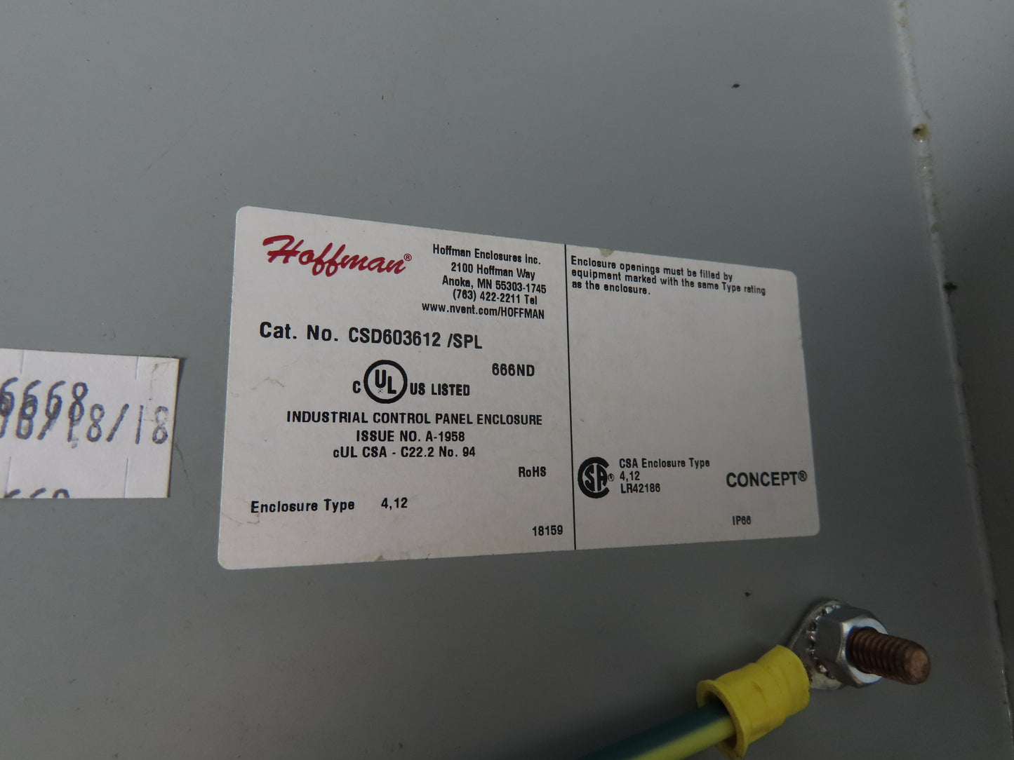 Allen Bradley 22C-D088A103 Powerflex 400 AC Drive VFD 60Hp 460V 3Ph Enclosure